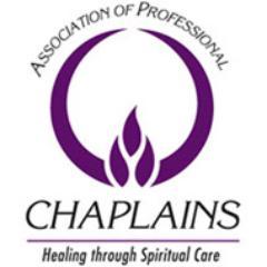 A logo that reads "Association professional Chaplains Healin through Spiritual Care." William Hemphill, pastoral counselor, received this certification for Faith and Family Empowerment in Norcross, GA.
